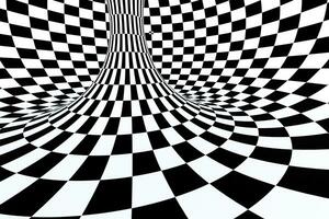 black and white stripe, Repeating lines, 3d rendering photo