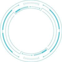 Futuristic Tech Circle vector