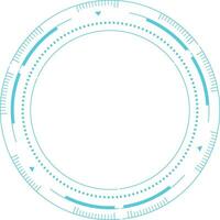 Futuristic Tech Circle vector