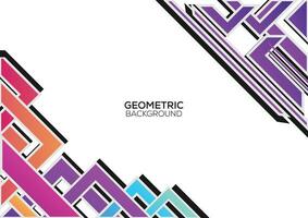 geometric modern abstract background design vector