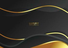 luxury wave background elegant design color vector