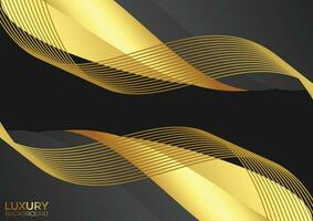 elegant wave luxury background design modern vector