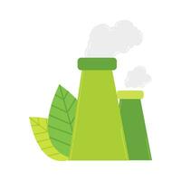 Green energy concept icons. ecology and environment related color icon set. renewable energy vector