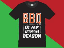 barbacoa t camisa vector