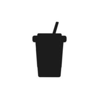 icon food and drink. solid style icon vector