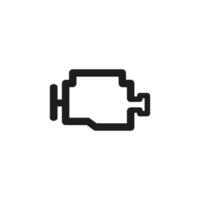 auto repair icon. solid glyph style icon. vector