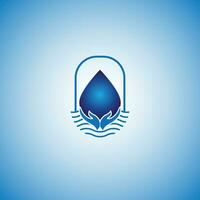 vector de logotipo de agua