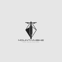 mountain bike logo vector