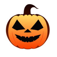 Halloween pumpkin symbol, scary pumpkin face with evil smile. Jack o lantern icon. png