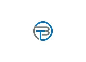 TB letter Logo Design Creative Modern vector icon
