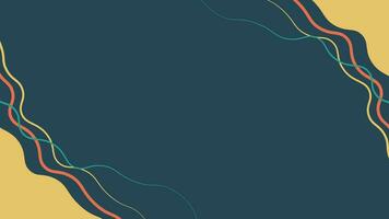 Abstract wavy different color layer in cool and creative style. This simple minimalist design background you can use as a banner or home page welcomes. vector