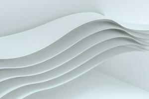 3d rendering curve paper background, tint color background photo