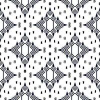 Seamless pattern, traditional ethnic pattern on or white background, Aztec abstract vector pattern.