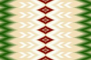 Ikat paisley seamless pattern, traditional seamless pattern, yellow background.  Aztec style, embroidery, abstract, vector, design illustration for texture, fabric, print. vector