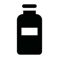 Minimalist Bottle Icon vector