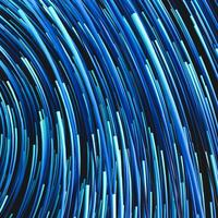 Blue swirling swirls with gradient lines, 3d rendering photo