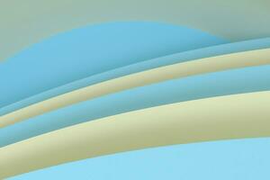 3d rendering curve paper background, tint color background photo