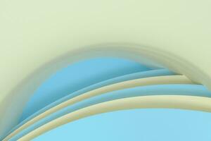 3d rendering curve paper background, tint color background photo