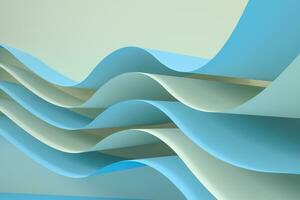 3d rendering curve paper background, tint color background photo