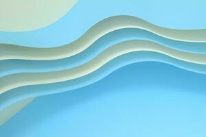 3d rendering curve paper background, tint color background photo