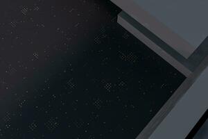 The dark abandoned room, creative architectural construction, 3d rendering. photo
