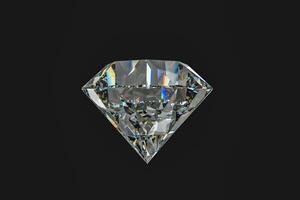 luxury diamond gem, 3d rendering photo