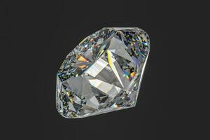 luxury diamond gem, 3d rendering photo