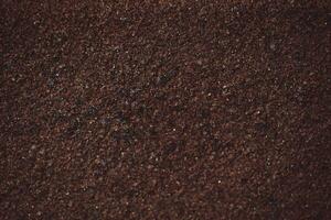 Brown cofee color of ancient laterite wall photo