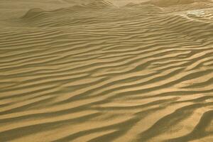 3d rendering, the wide desert, with stripes shapes. photo