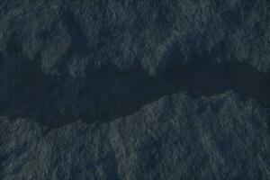 The river between the mountains at night, 3d rendering photo