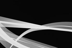 el transparente ondulación líneas, elemento antecedentes, 3d representación. foto