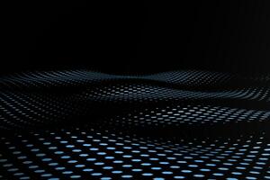 3d rendering, flow dot with gradient background photo