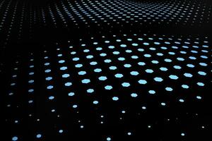 3d rendering, flow dot with gradient background photo