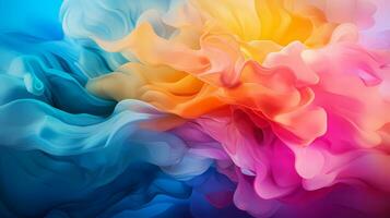 abstract background fluid gradient of rainbow colors photo