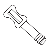 matita temperamatite scuola icona impostato schema stile png