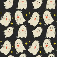 Halloween vector pattern. Endless texture can be used for wallpaper, fill pattern, background.