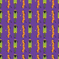Halloween vector pattern. Endless texture can be used for wallpaper, fill pattern, background.