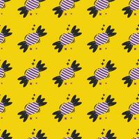 Halloween vector pattern. Endless texture can be used for wallpaper, fill pattern, background.