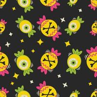 Halloween vector pattern. Endless texture can be used for wallpaper, fill pattern, background.