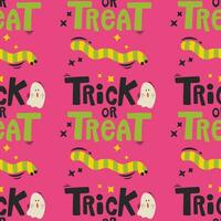 Halloween vector pattern. Endless texture can be used for wallpaper, fill pattern, background.