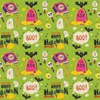 Halloween vector pattern. Endless texture can be used for wallpaper, fill pattern, background.