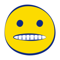 desajeitado grunge emoticons preencher estilo png