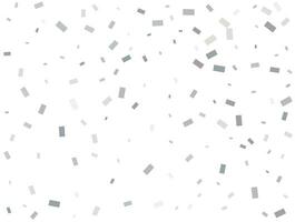 Modern Light silver Rectangular glitter confetti background. Confetti celebration, Falling Silver abstract decoration for party, birthday celebrate, anniversary or event, festive. vector