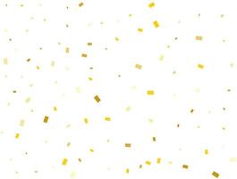 Light Golden Rectangles Confetti Background. Vector illustration