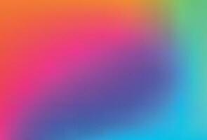 Smooth and blurry colorful gradient mesh background. Modern bright rainbow colors. Easy editable soft colored vector banner template