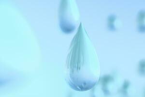 transparent dew background, 3d rendering photo