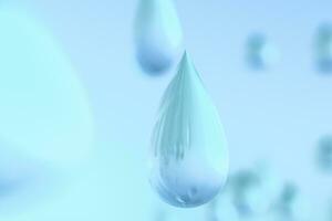 transparent dew background, 3d rendering photo