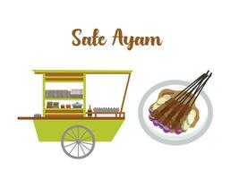 Indonesian Street Food vector