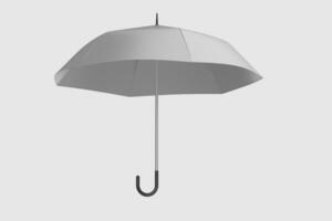 3d rendering, the umbrella with white background photo