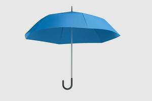 3d rendering, the umbrella with white background photo